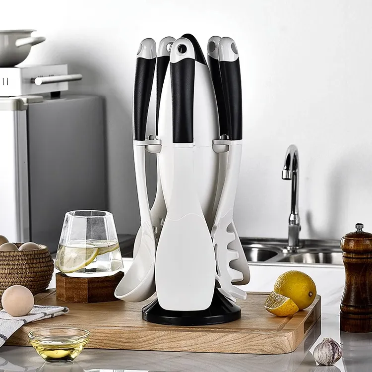 食品级硅胶厨具套装家用厨房锅铲汤勺漏勺粉捞六件套工具