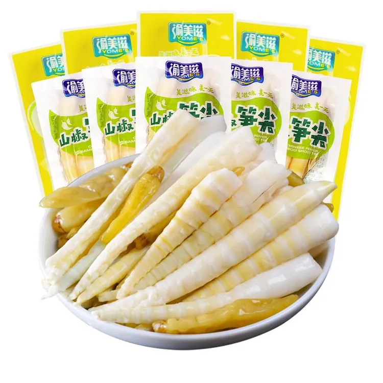 渝美滋泡椒笋尖开即食小新鲜山椒脆笋片零食休闲食品小吃笋0g
