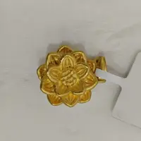 （夏夏专享）足金999饰品 莲花吊坠 1.82 GP