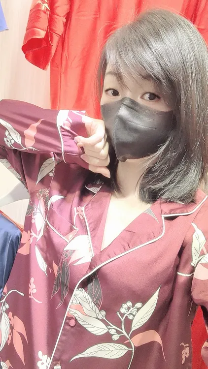 碧美妮春节新品，高端睡衣女套装，款号：BMN063，薄款印花春秋