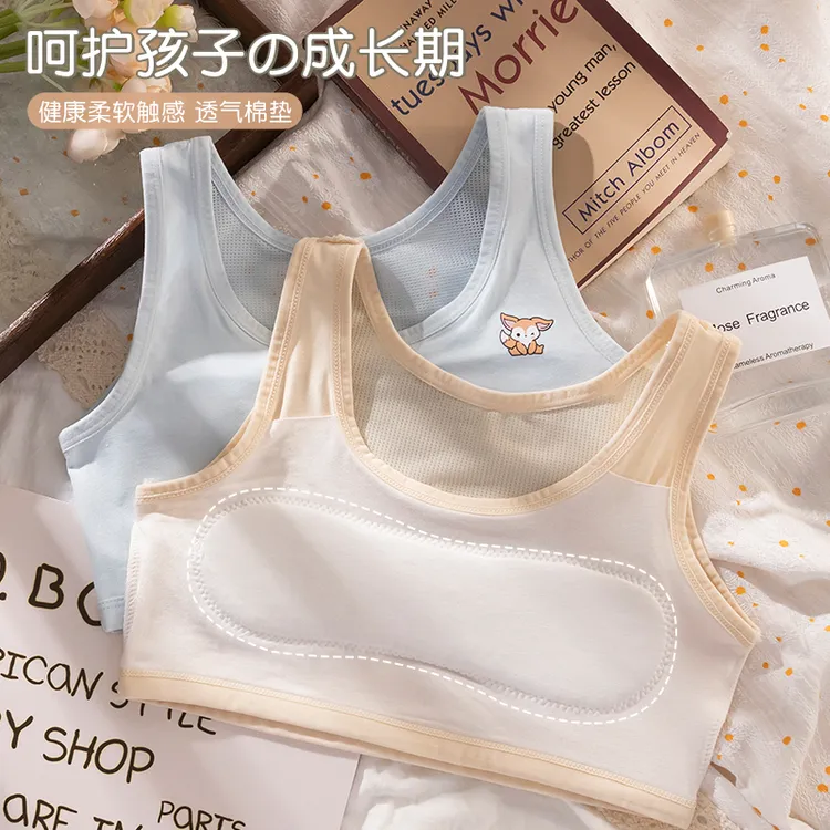 发育期少女内衣女纯棉一二阶段12-15小学生内衣女学生12-18岁专用