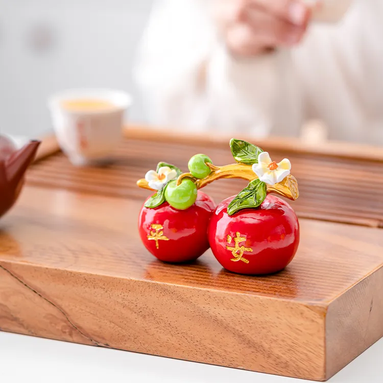 苹果创意装饰玄关酒柜电视柜创意创意电视柜家居电视柜装饰品摆件