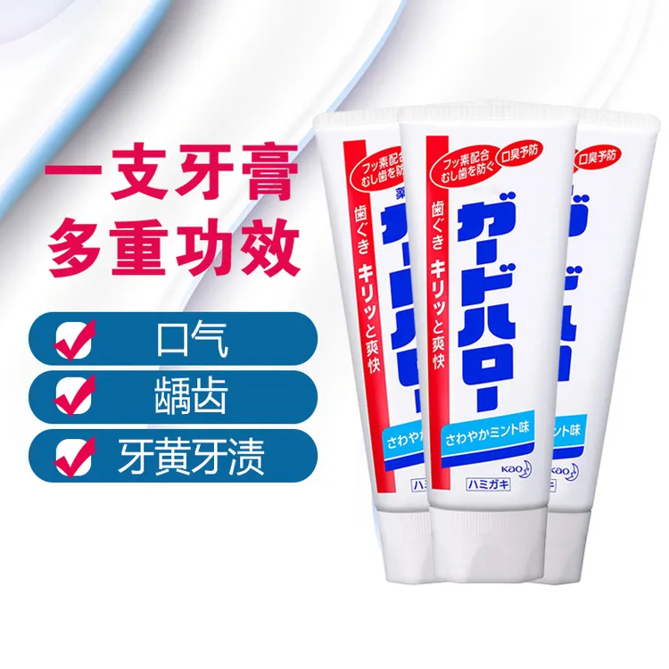 （3支）日本大白牙膏165g