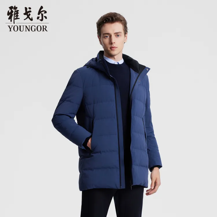 【高克重充绒】439999雅戈尔商务休闲防风秋冬户外时尚加厚羽绒服