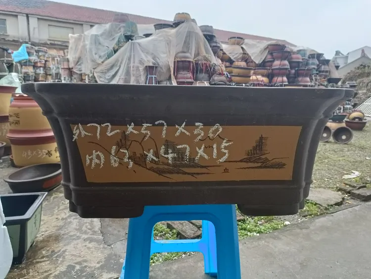 紫砂花盆有无孔菖蒲文竹拇指盆大小号防烂根菖蒲文竹