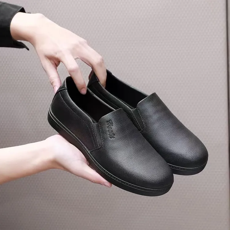 【包邮】舒适休闲男平底防水鞋工地洗车厨师厨房上班鞋厨房防滑鞋