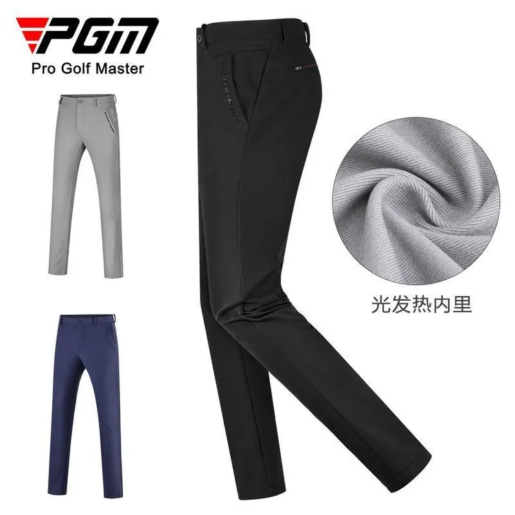 PGM 高尔夫裤子男士长裤秋冬季男装服饰运动球裤加厚保暖 光发热