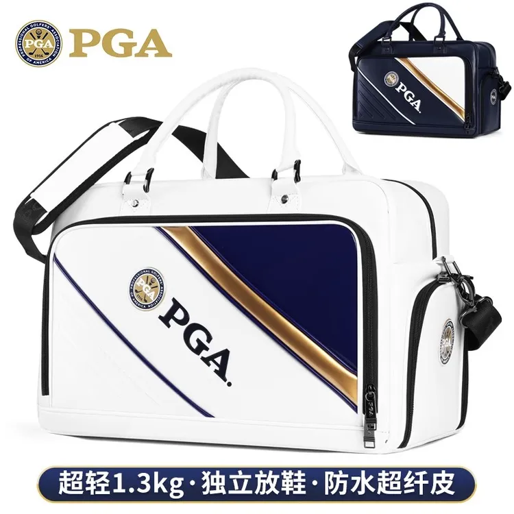 美国PGA 高尔夫衣物收纳包男女超轻便携防水golf旅行包手拎包鞋包