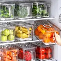 西邮哥【新疆包邮】冰箱收纳盒食品用密封保鲜冷冻水果鸡蛋储物盒