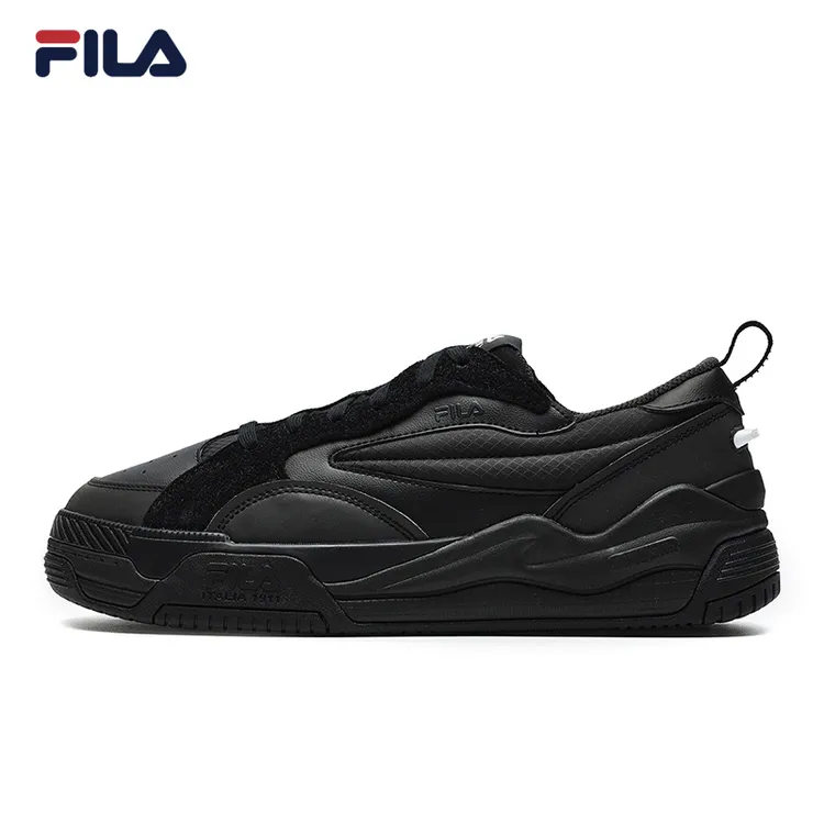 Fila/斐乐板鞋男鞋【流云鞋】秋冬款复古黑武士运动鞋 F62M441183F