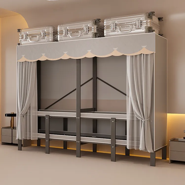 免安装衣柜家用卧室加厚钢管布衣柜出租房专用简易折叠衣柜布衣橱