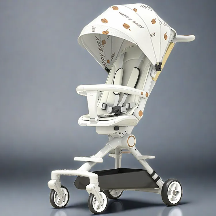 溜娃神器手推车童宝宝婴儿双向高景观遛娃轻便可折叠可坐可躺便捷