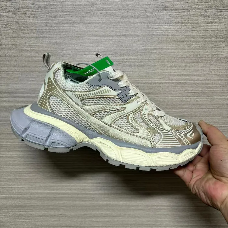 新款2024夏季男士时尚百搭休闲复古厚底老爹鞋运动情侣款883