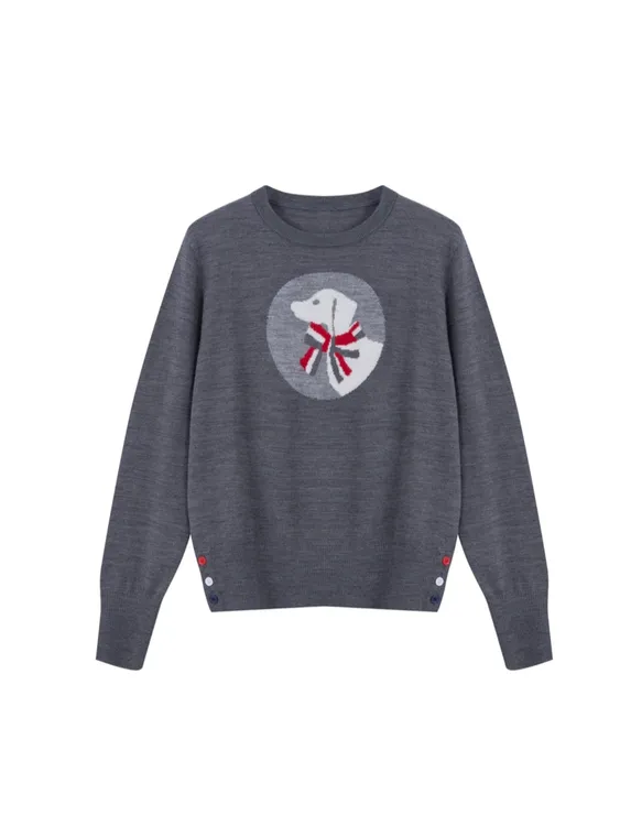 【多多在美国】氛围感小狗毛衣HF-2301206