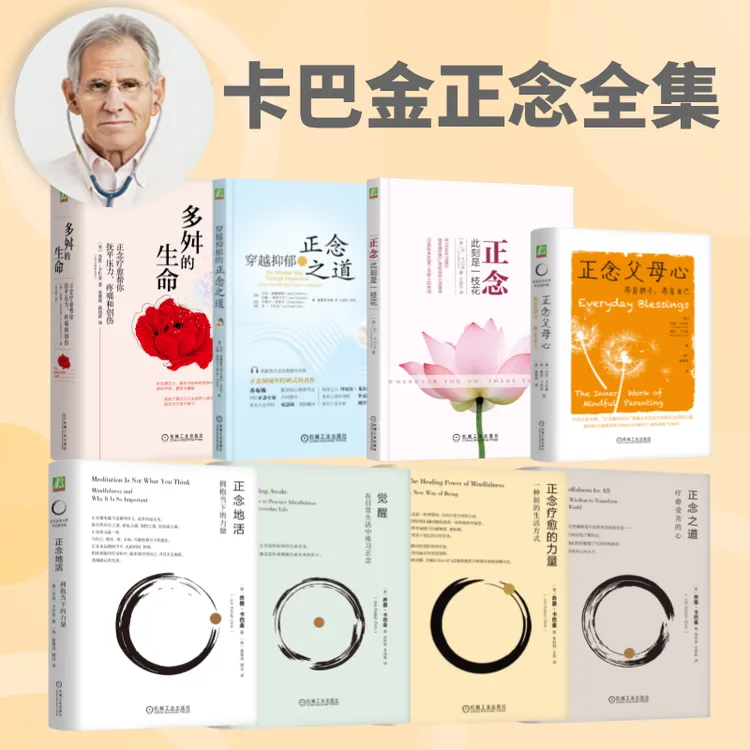 正念正版书籍任选多舛的生命觉醒此刻是一枝花疗愈的力量等读物