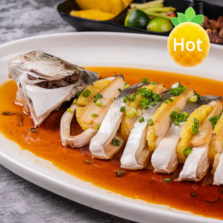 【3万+人已买】恒兴恒一夜埕金鲳鱼去腮去内脏 250g*6袋 配料表干净