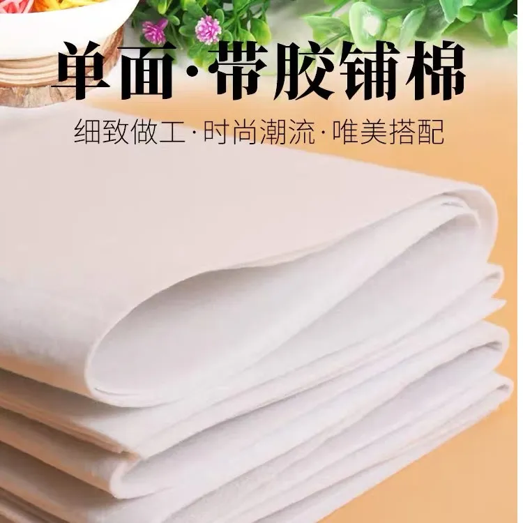 单面带胶铺棉加厚辅棉DIY服装包包内衬紧致口金拼布80-400克