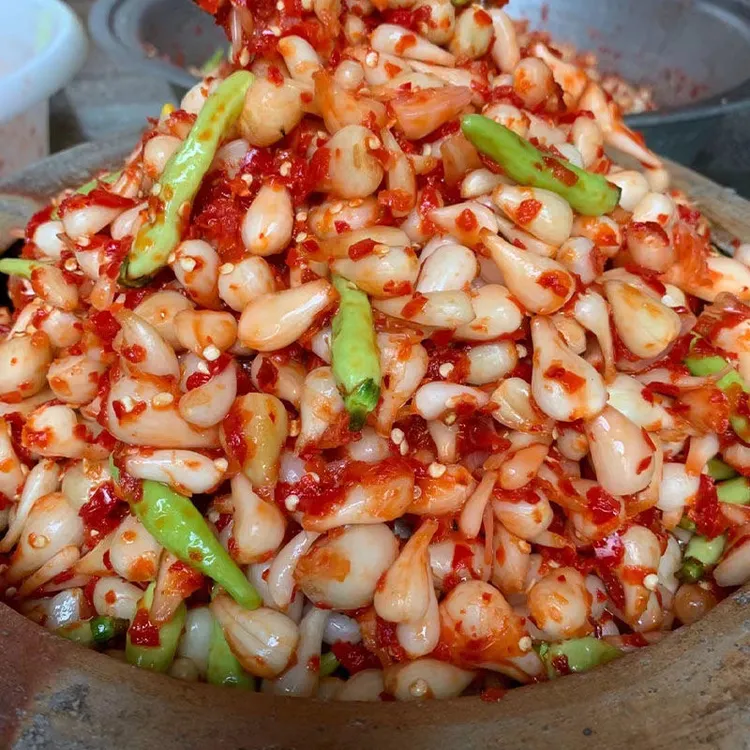 四川特产酸辣藠头剁椒藠头泡菜腌制特产茭头下饭菜咸香辣罐装儿时