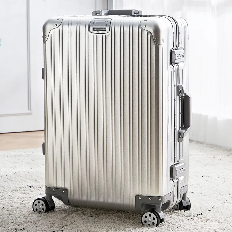 德国RIMO代工厂工艺加厚全镁铝合金拉杆箱20寸登机行李箱大容量