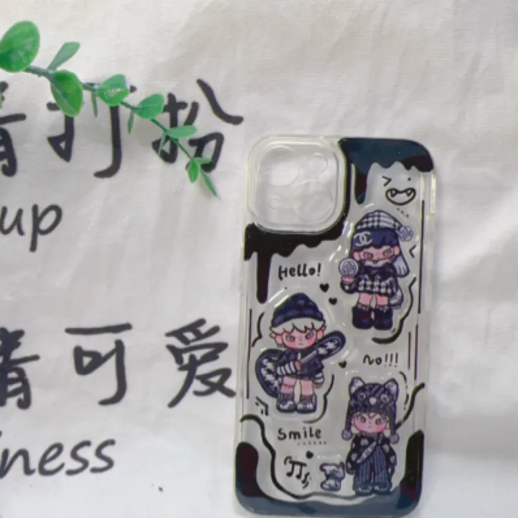 滴胶手绘亚克力片手机壳