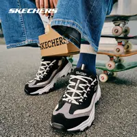 斯凯奇美拉德男鞋低帮撞色复古老爹鞋时尚百搭运动休闲鞋子237153