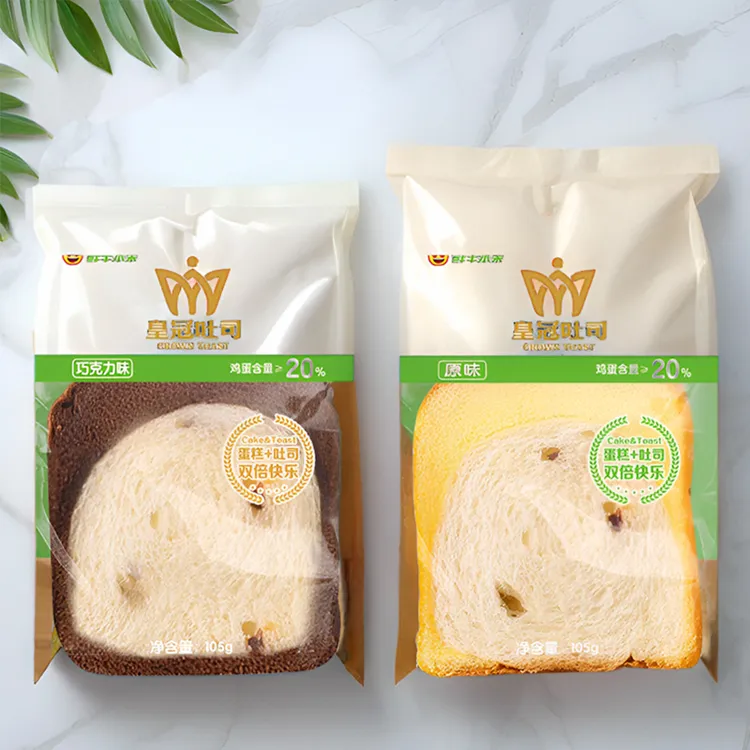 鲜丰水果皇冠吐司面包原味巧克力味蛋糕即食真材实料105g