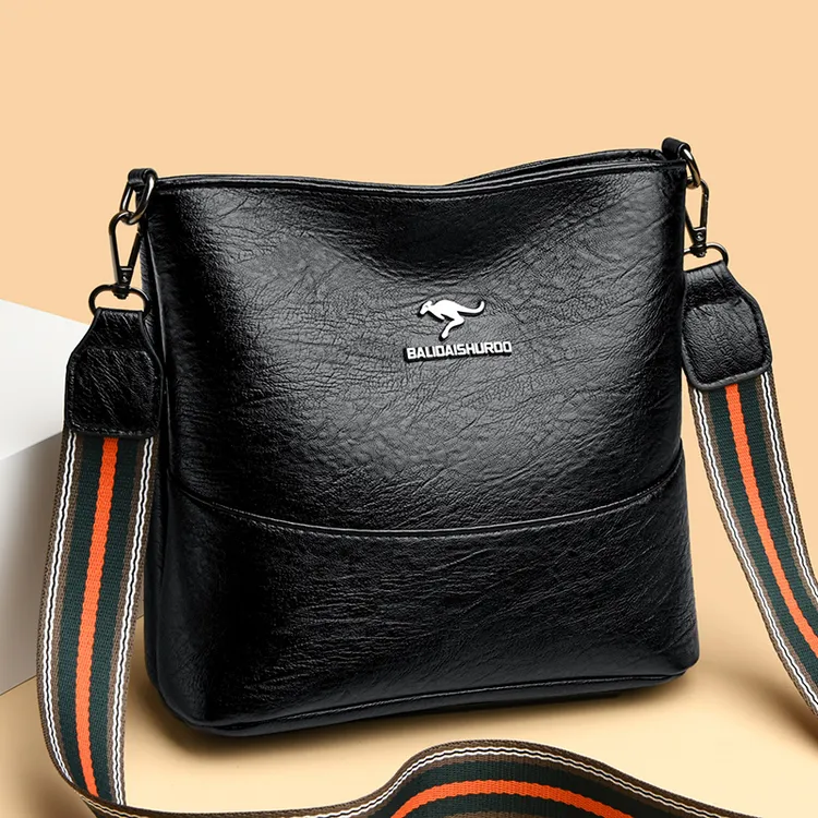 爆款正品时尚休闲百搭真皮妈妈包中年简约大气韩版洋气潮流斜挎包