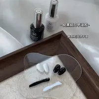 极黑极白甲油胶黑白各一瓶
