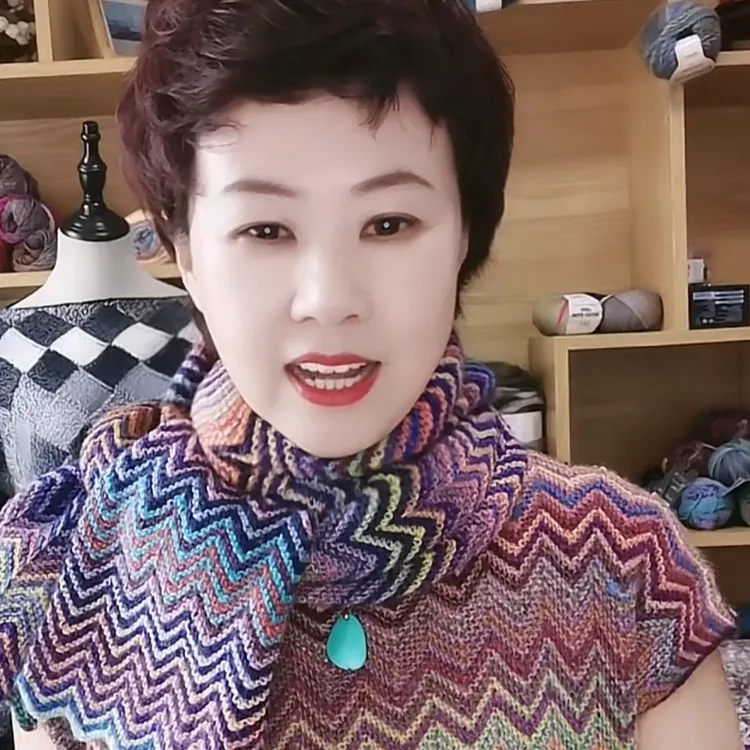 花蜜儿水波纹围巾，长裙，孔雀花长裙