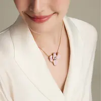 Fellala/ 翡拉拉「兰心」蝴蝶兰choker项链时尚大气高级