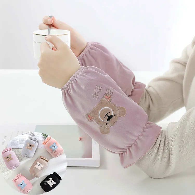 袖套女短款时尚套袖新款百搭成人工作护袖口学生学习袖头防污秋冬