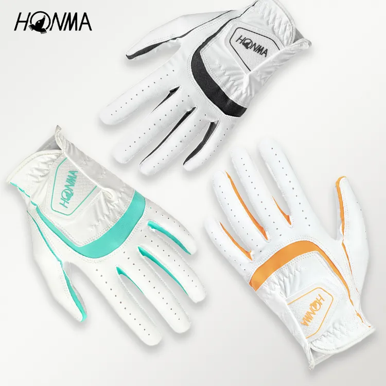 HONMA 高尔夫手套夏季轻便透气防滑耐磨弹力舒适高尔夫用品男女款