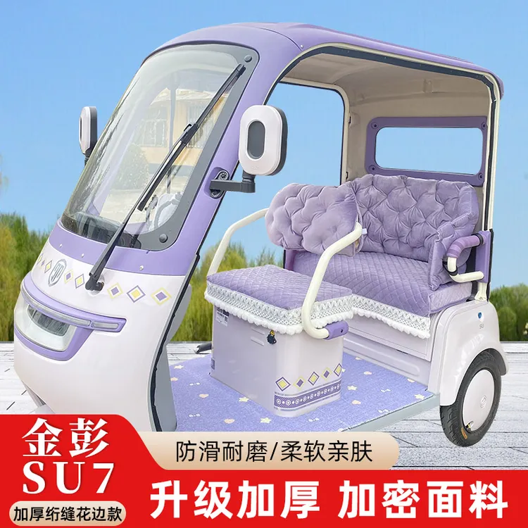 电动坐垫座套+脚垫雅迪CL9金彭SU7豆奇豆宝步步先唯佳宗申途观C3