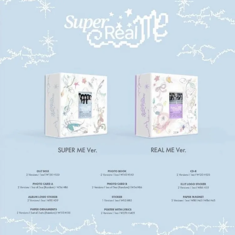 【现货包邮】首批ILLIT 礼 出道专1st Mini Album ‘SUPER REAL ME'