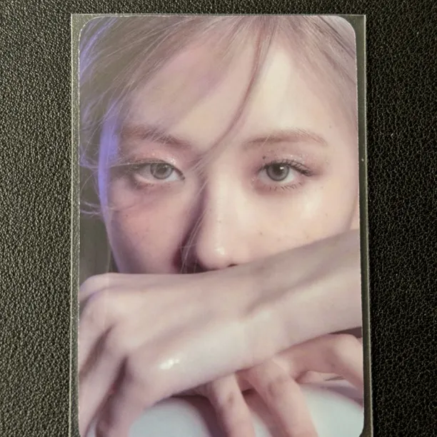 现货包邮 blackpink rose小卡朴彩英特典卡新加坡肉 