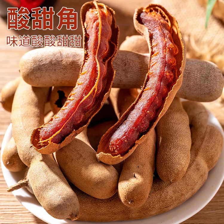 酸角云南特产新鲜甜酸角罗望子休闲孕妇零食蜜饯果脯散装带壳甜角商品图