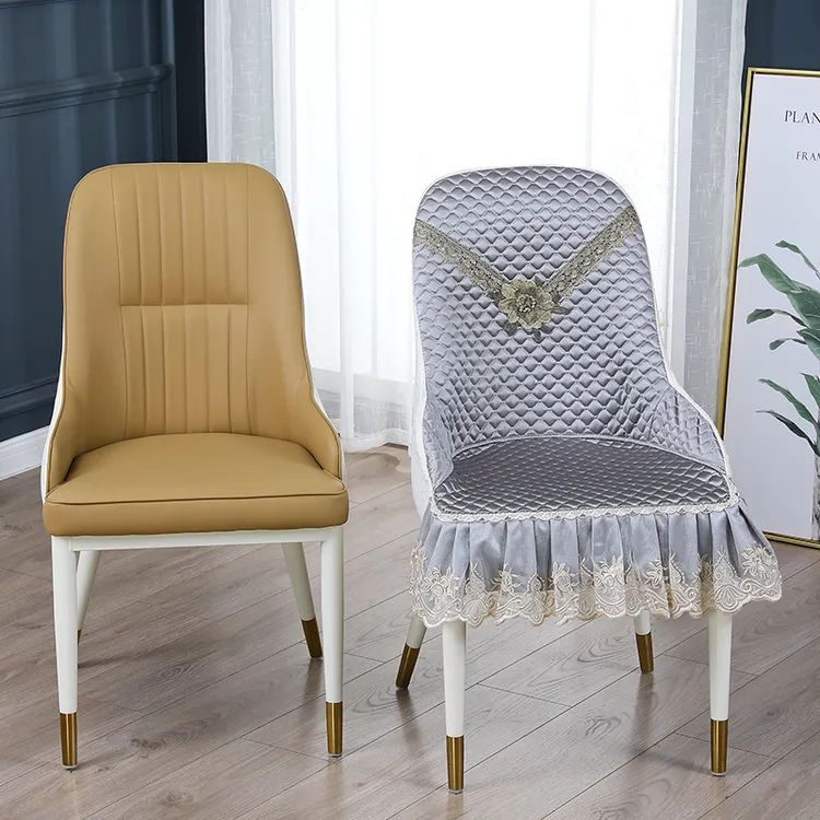 新款北欧弧形椅子套罩餐桌椅套坐垫靠背四季椅垫椅子套批发