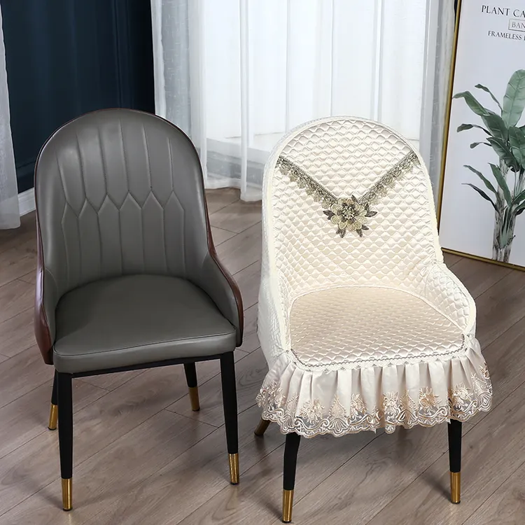 全扶手椅子套罩弹力家用简约现代靠背餐椅套轻奢凳子套加棉椅坐垫