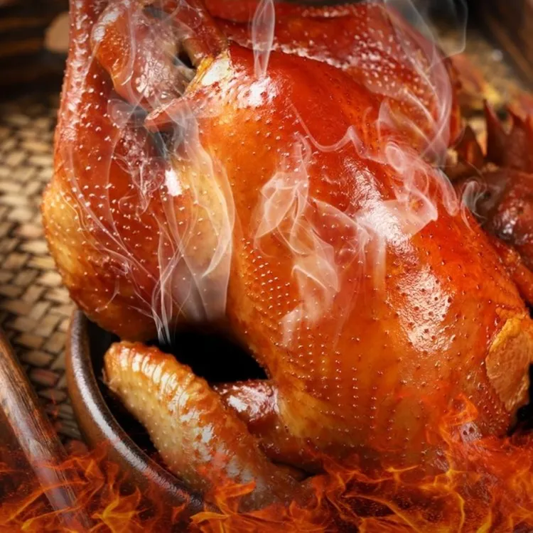 李庄沂蒙飘香熏烧鸡精心调制肉质鲜嫩1150-1200克