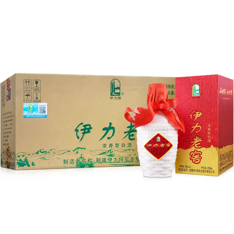 伊力特【主播专享】伊力老窖46度整箱浓香白酒10瓶46度250ml