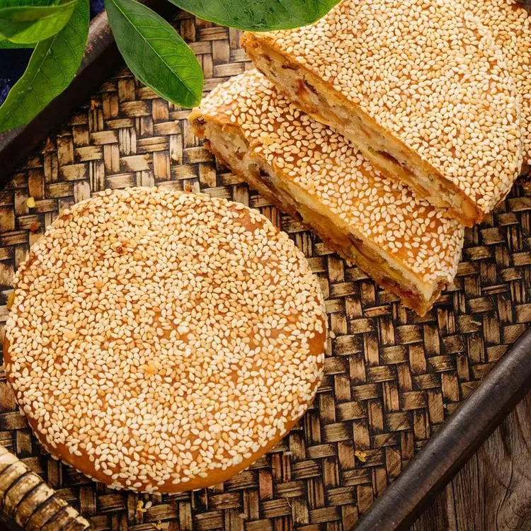300克鲜肉蛋黄温州大月饼陈尔诚月饼温州特产传统桥墩大月饼