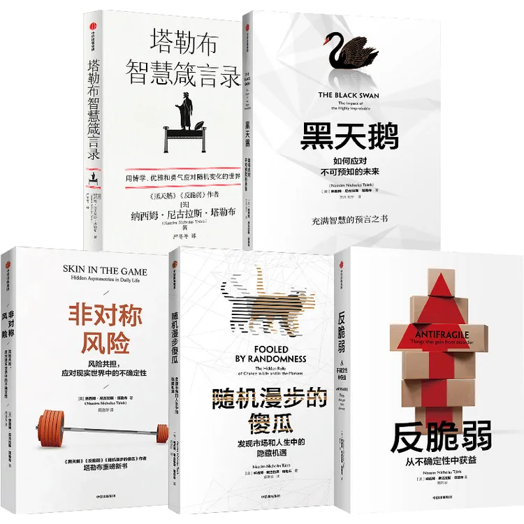 塔勒布作品 非对称风险 黑天鹅 随机漫步的傻瓜反脆弱箴言录金融