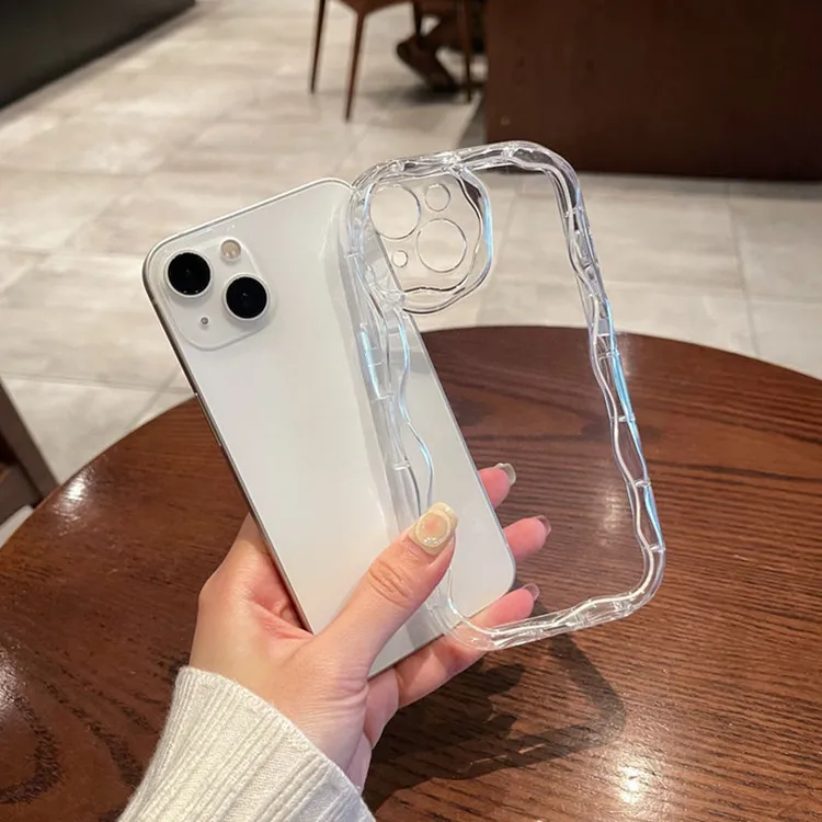 波浪适用苹果13手机壳iPhone11防摔12创意14promax个性xsmax全包