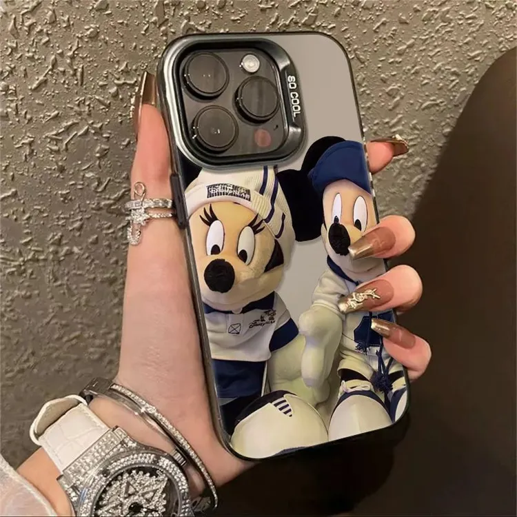 米老鼠苹果14/15promax手机壳iPhone13防摔12简约11可爱xsmax潮壳