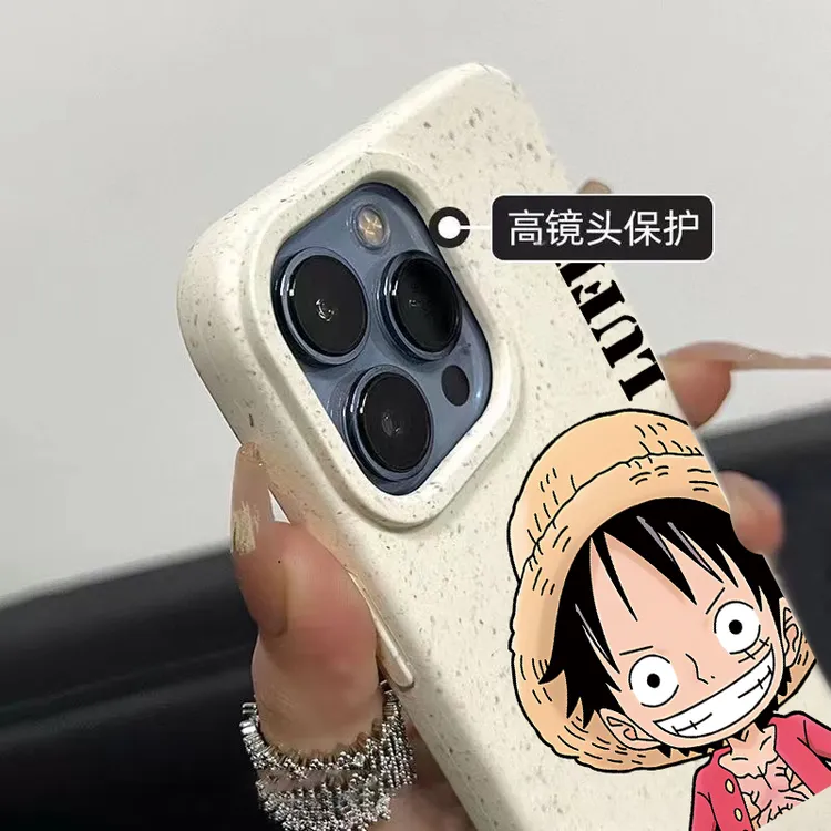 海贼王适用苹果14promax手机壳iPhone13防摔保护套11创意12简约xs