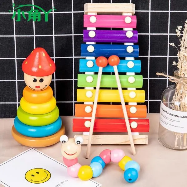 婴幼八音手敲琴打击乐器0 - 3岁宝宝益智早教音乐玩具