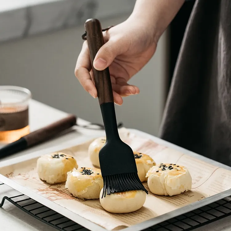 onlycook高颜值硅胶油刷耐高温烧烤刷子烘焙工具蛋糕奶油刮板刮刀