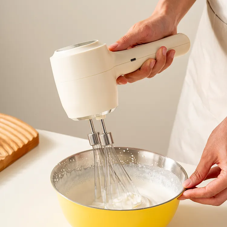 onlycook无线电动打蛋器家用小型手持打奶油搅拌棒烘焙蛋糕打发机