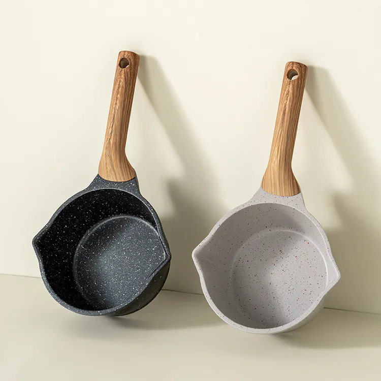 onlycook家用泼油专用小锅加深煎锅麦饭石平底煎蛋迷你热油淋油锅