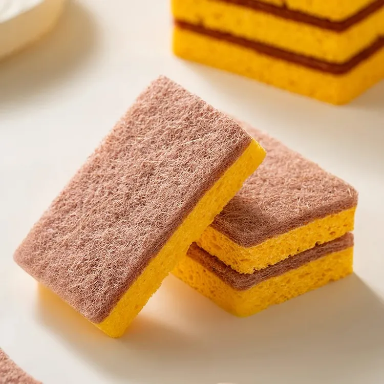 onlycook剑麻木浆棉清洁擦抹布厨房洗碗刷锅神器双面去污